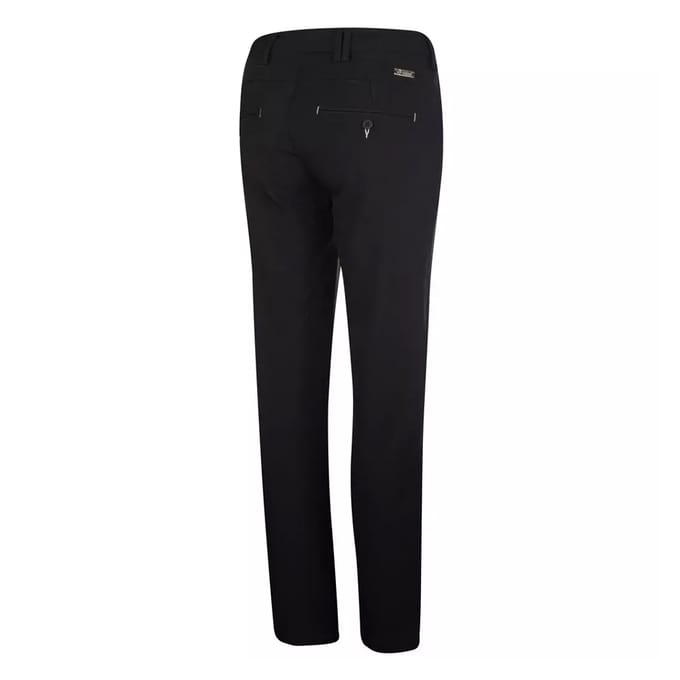 Island Green Dames/Dames Bonded All Weather Golfbroek (Zwart)
