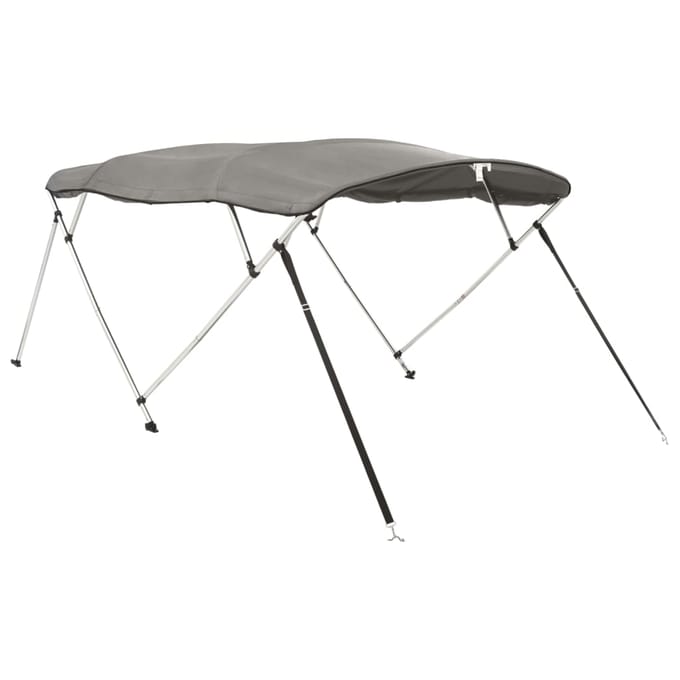 vidaXL - Biminitop - 4 - bogen - met - zijwanden - 243x(200-213)x137 - cm