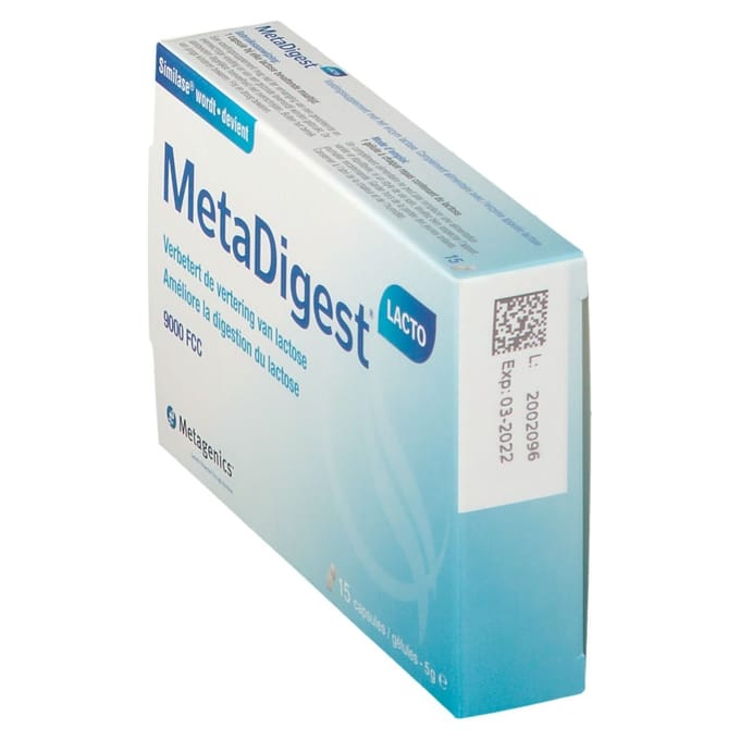 Metagenics MetaDigest Lacto - 15 capsules - Enzympreparaat