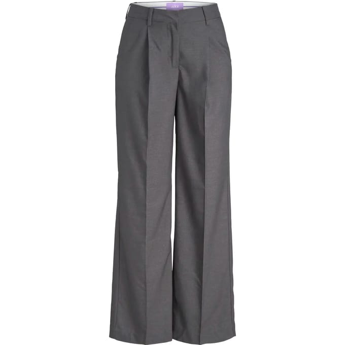 wide fit stoffen broek met viscose-aandeel model 'Ellis'