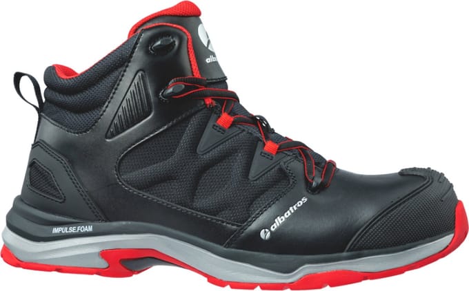 Albatros Ultratrail Mid S3 ESD 636200 - Zwart/Rood - 46