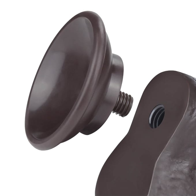 LoveToy - Aftrekbare dildo 20 cm (Ø 3,9 cm) - Zwart