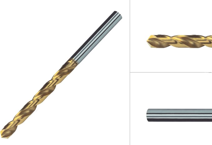 Wovar Hardhoutboor HSS|G TiN 6 mm | Doos 10 stuks