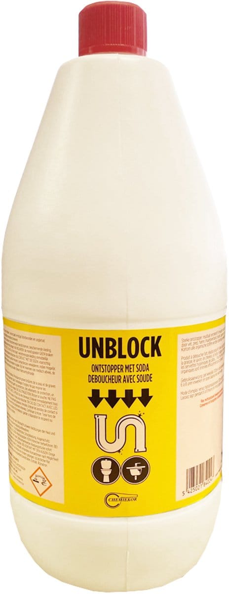 Chemiekor Unblock Ontstopper met Soda - 2L