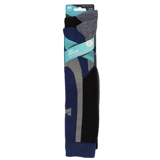 Skisokken Unisex - 2-Pack - Multi Navy - Maat 45/47