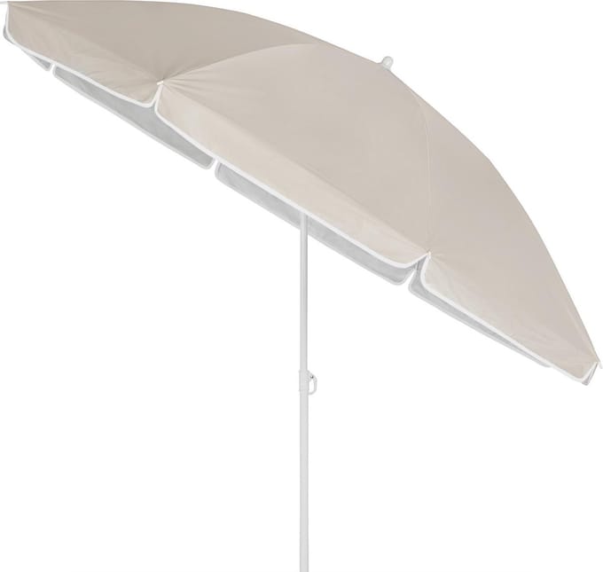 Kingsleeve Parasol 180cm UV 50+ Kantelbaar Waterafstotend Strand Beige