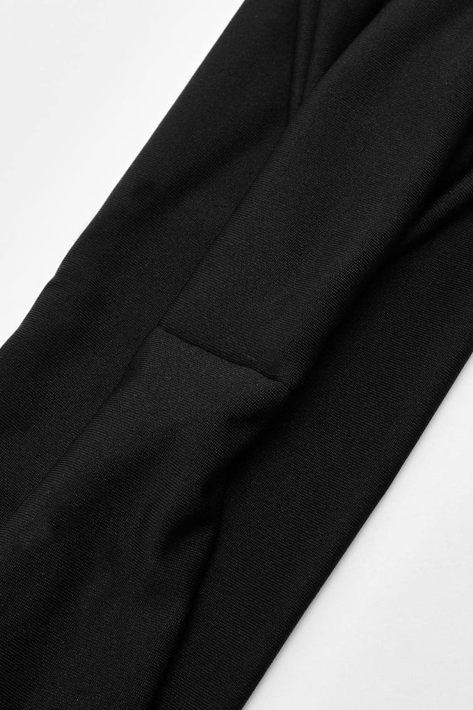 boohoo Dames Single Jersey Hoofdband | Black