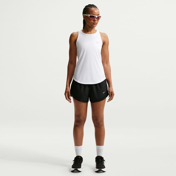 Nike Dri-FIT hardlooptanktop voor dames Tempo - Wit- Dames, Wit M