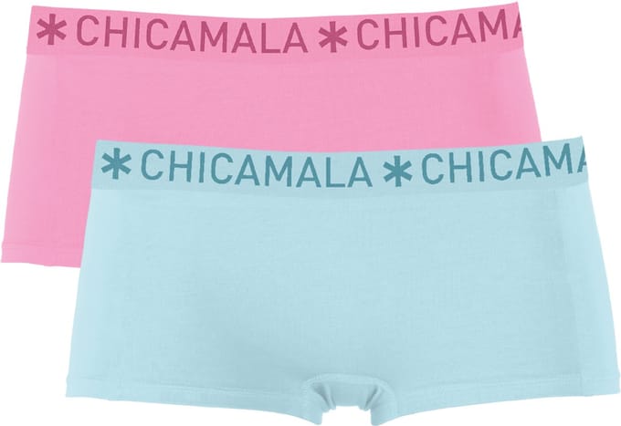 Chicamala Dames Boxershorts – 2 Pack – Ondergoed – Kleding – 95% Katoen – Normale Lengte – Dameskleding – Onderbroeken Dames