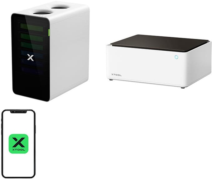 2-in-1 xTool M1 10W Laser Engraver + xTool SafetyPro™ AP2 Smoke Absorber