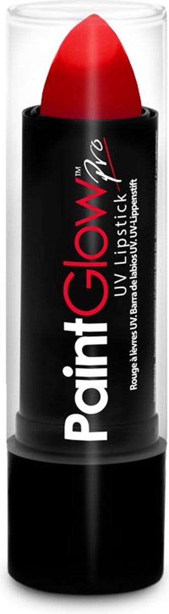 PaintGlow - UV Lippenstift - Blacklight verf - Festival make up - Rood