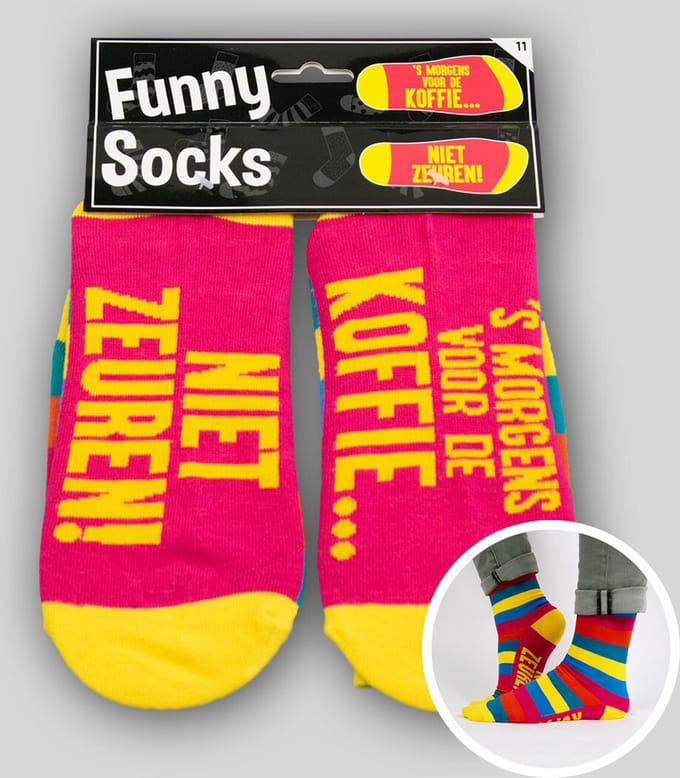 Funny socks - Voor de koffie