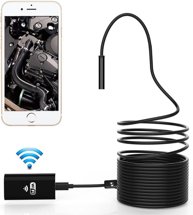 Waterdichte Wifi Endoscoop - IOS Andriod - 1 Meter - Draadloos