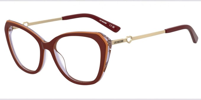 Moschino Love MOL653 Red multic 56/17/140 WOMAN Brilmonturen
