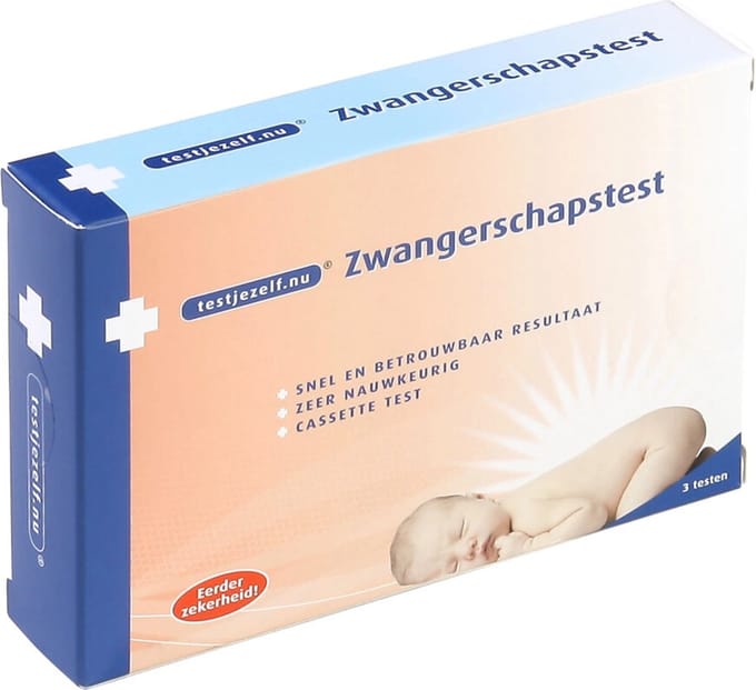 Testjezelf.nu - Zwangerschapstest Cassette - 2 stuks - Zwangerschapstest