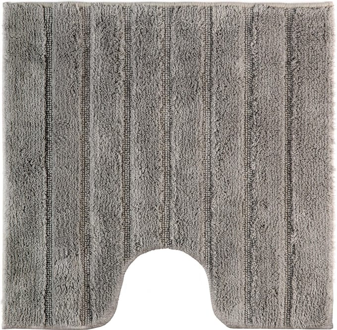 Casilin California WC-mat - 59 x 59 cm - Met uitsparing - Grijs