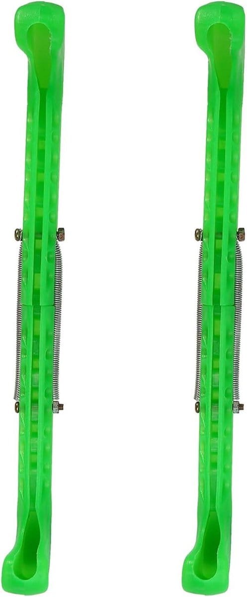 Schaatsbeschermers - Schaatsijzers - Bladebescherming - Verstelbare pasvorm - 32x8x5 cm - Groen