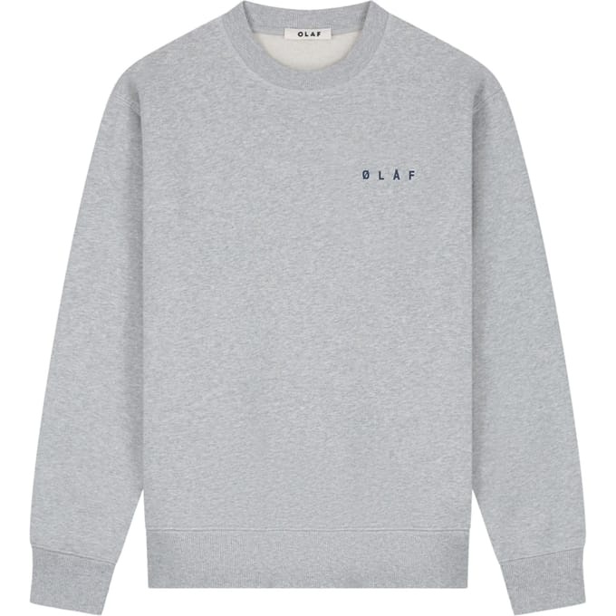 Olaf Lasso Face Sweaters Grijs M260200