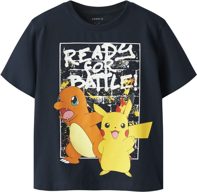 NAME IT MINI - NMMMIHAT POKEMON SS NREG TOP BOX SKY Jongens T-Shirt