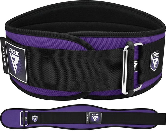 RDX Sports X3 Gewichtsriem - Neopreen  - Paars