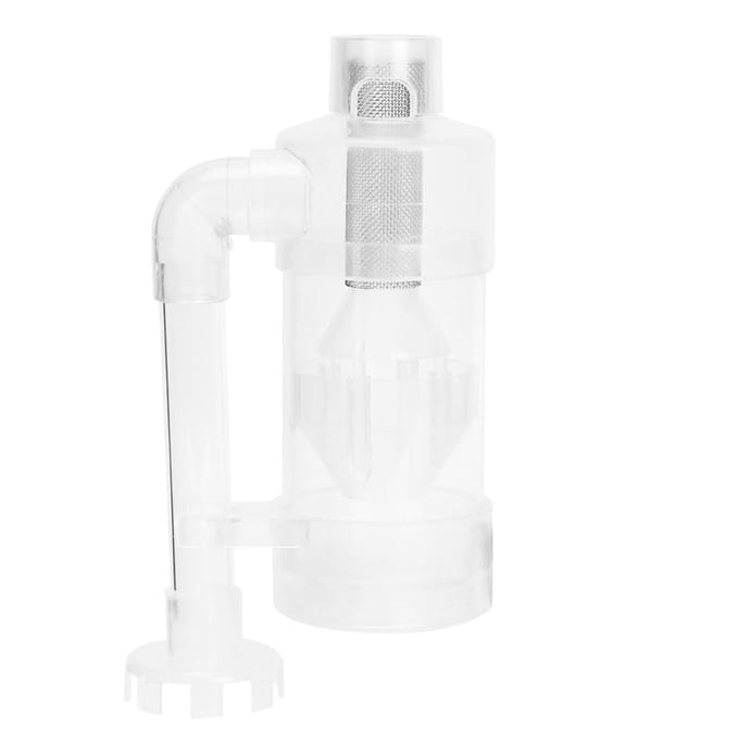 Transparant Aquarium Eiwit Vissenkom Collector Afvalfilter Sier Vis Voederdoos white