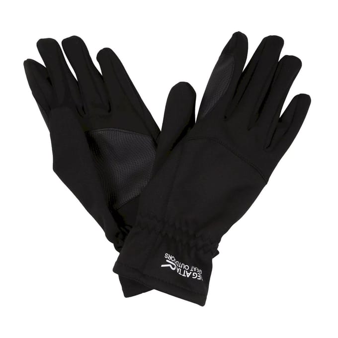 Regatta Unisex Adult III Softshell handschoenen (Zwart)