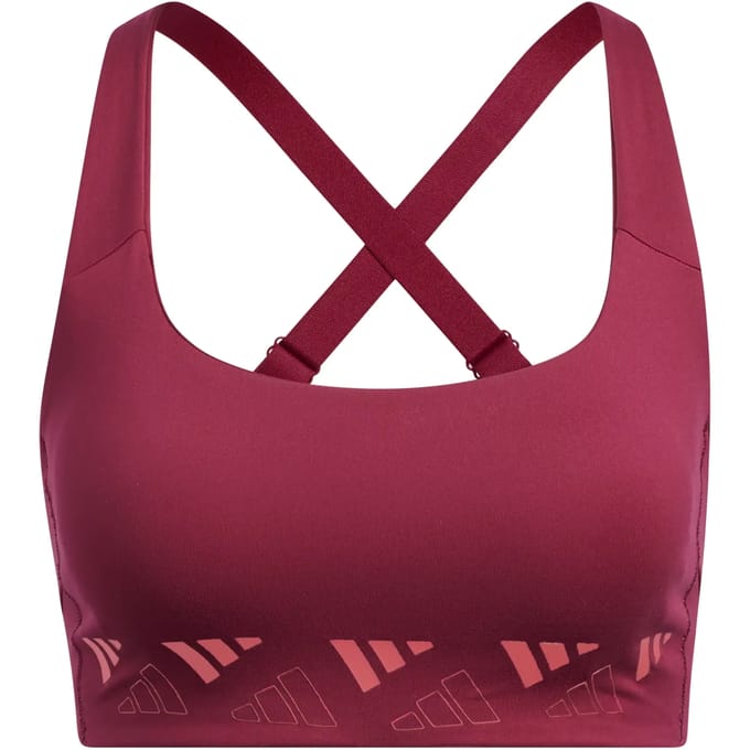 Middelhoge steun-bh voor vrouwen adidas Powerimpact Training Logo