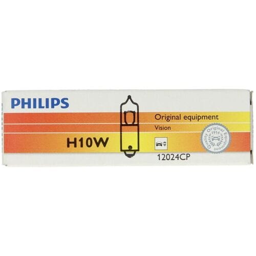 Gloeilamp PHILIPS  H10W 12V, 10W, 10 Stuk