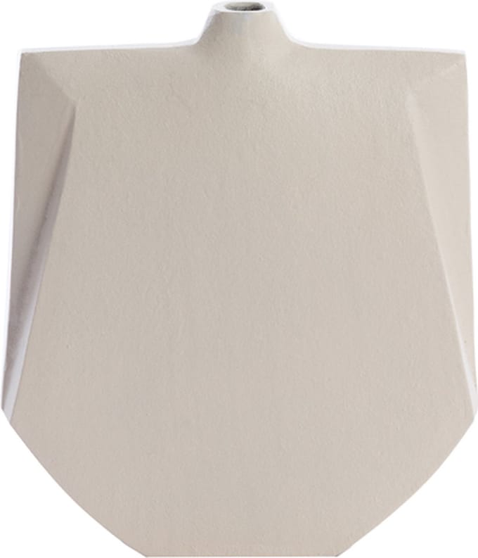 Light&living Vaas deco 25x8x51 cm MAKAHA crème
