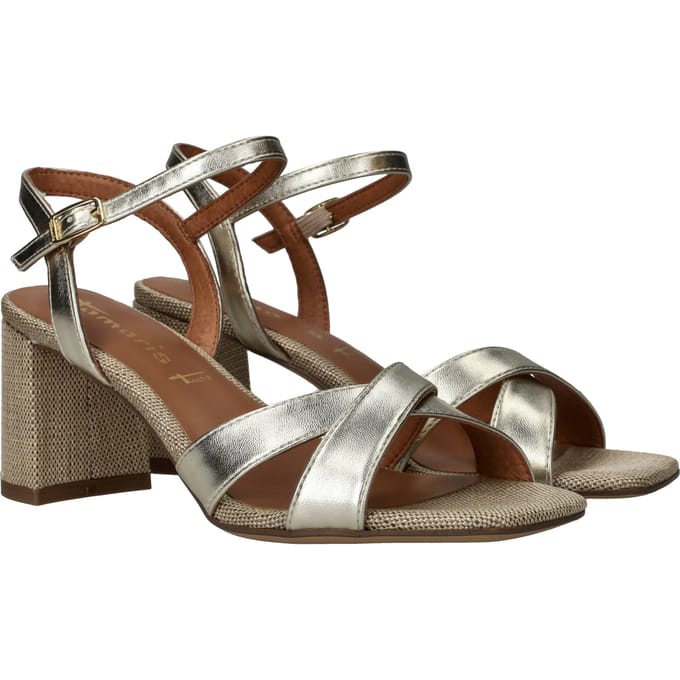Tamaris Sandalen Met Hak goud Synthetisch - Maat 41