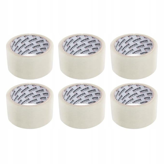 Transparante Verpakkingstape 6 Rollen - 48mm x 50m