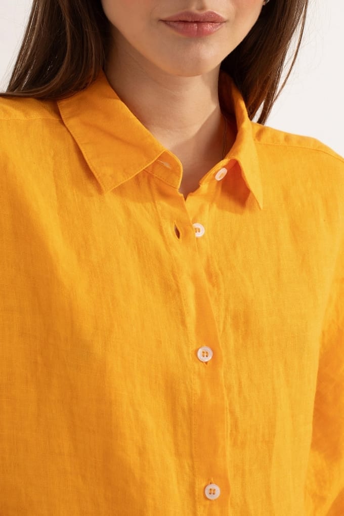Josephine & Co Darlene Blouse Light Orange Maat: 42 | Overhemden Outlet | Dames | Oranje