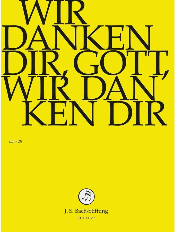 Chor & Orchester Der J.S. Bach-Stiftung, Rudolf Lutz - J.S. Bach: Wir Danken Dir, Gott, Wir Dan (DVD)