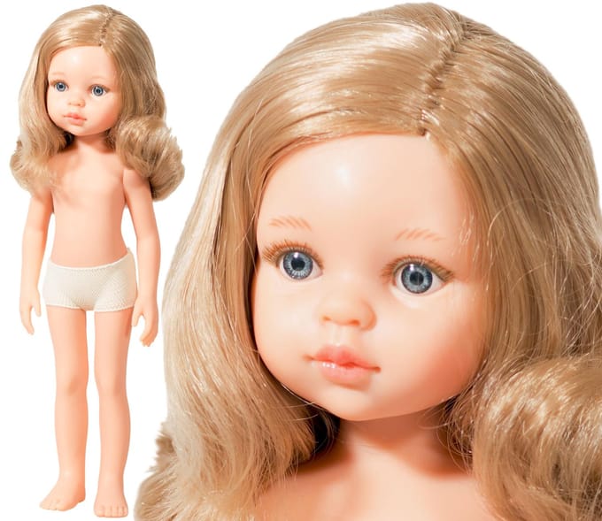 Spaanse pop Paola Reina, 32 cm, zonder kleding, 14802