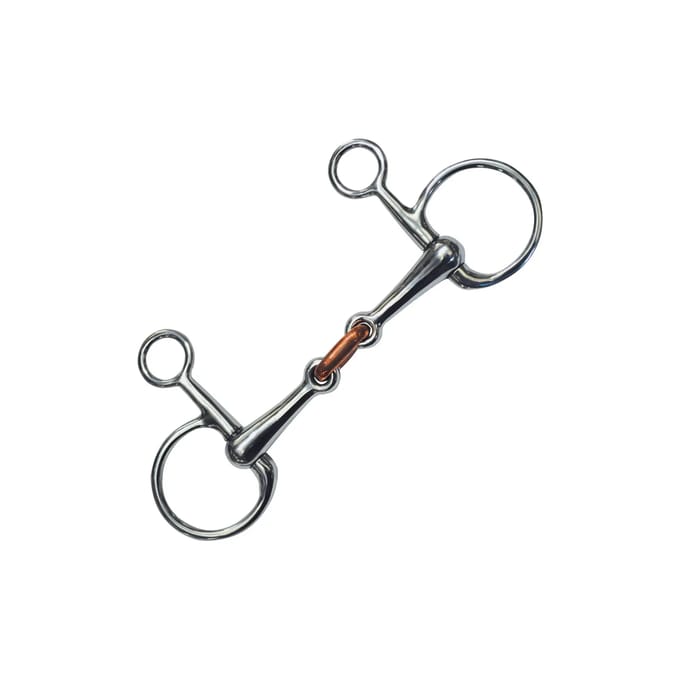 Baucher dubbel snaffle bit voor paarden Privilège Equitation