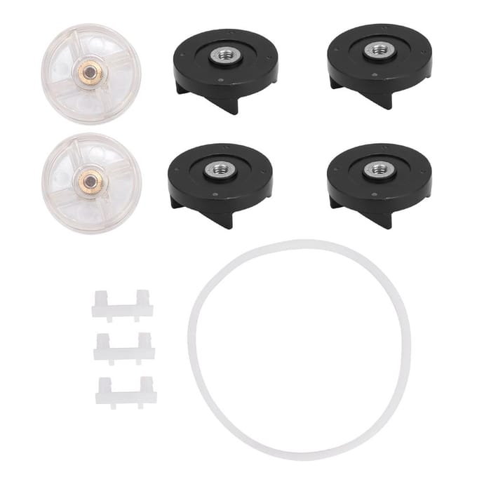 Accessoires voor 6 basistandwielen en mestandwielen als vervangingsonderdeel voor de Magic Bulle Blender(Groep 2)250W white