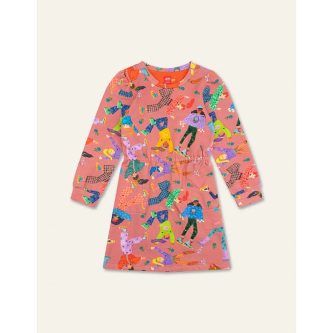 Oilily Djangle Jurk- maat98/3T Roze Glo