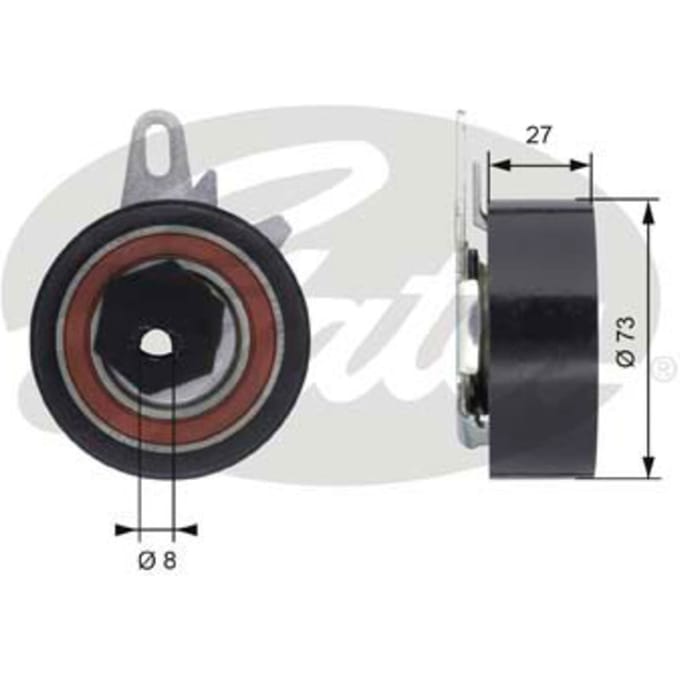 Tandriempoelie GATES T43067