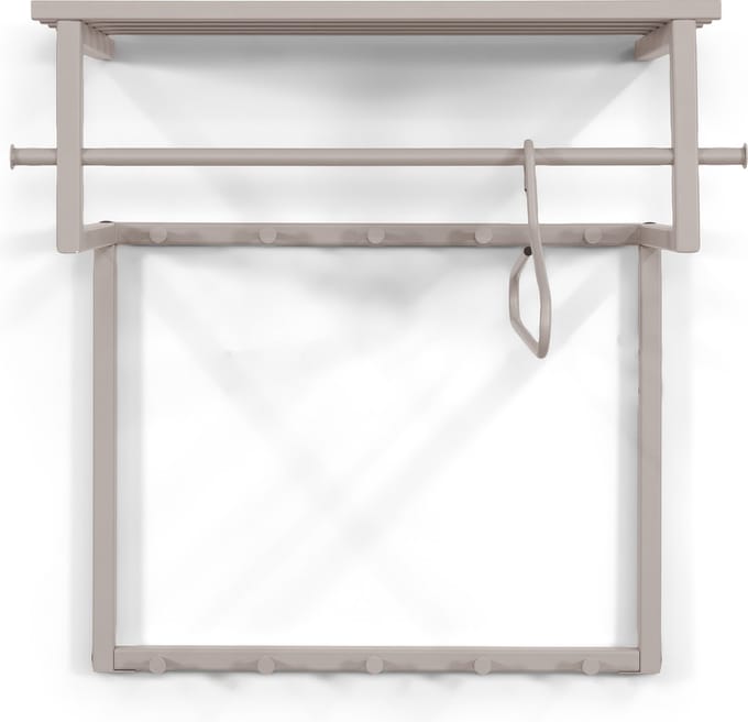 Spinder Design kapstok Rizzoli - Silky Taupe - 10 haken - Staal
