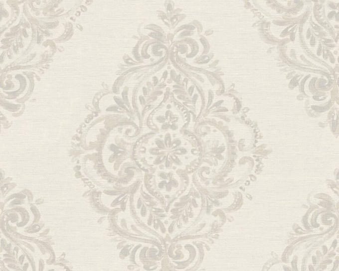 TRADITIONELE ORNAMENTEN BEHANG - Beige Grijs - AS Creation Around The World