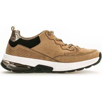 Gabor rollingsoft sensitive 36.844.44 - dames rollende wandelsneaker - Beige - maat 38 (EU) 5 (UK)