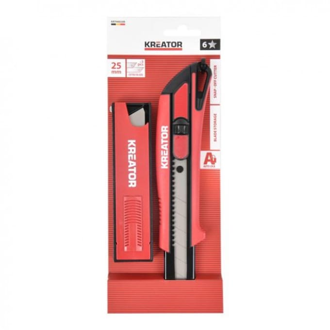 Kreator Breekmes KRTH00208 - 25mm - Zelfladend - 3 messen