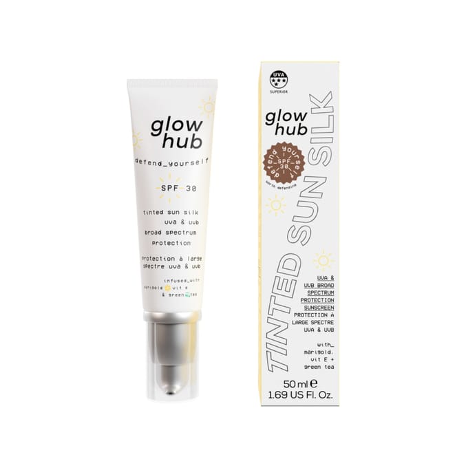 Glow Hub Tinted Sunsilk | Worth Defending | Getinte dagcrème 50 ml | SPF 30 |