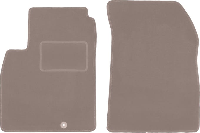 Beige voormatten voor: Nissan Micra K13 hatchback (2010-2016)