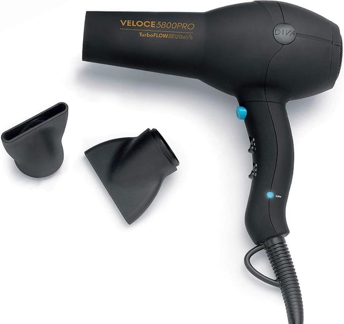 Veloce 3800 Haardroger - Zwart