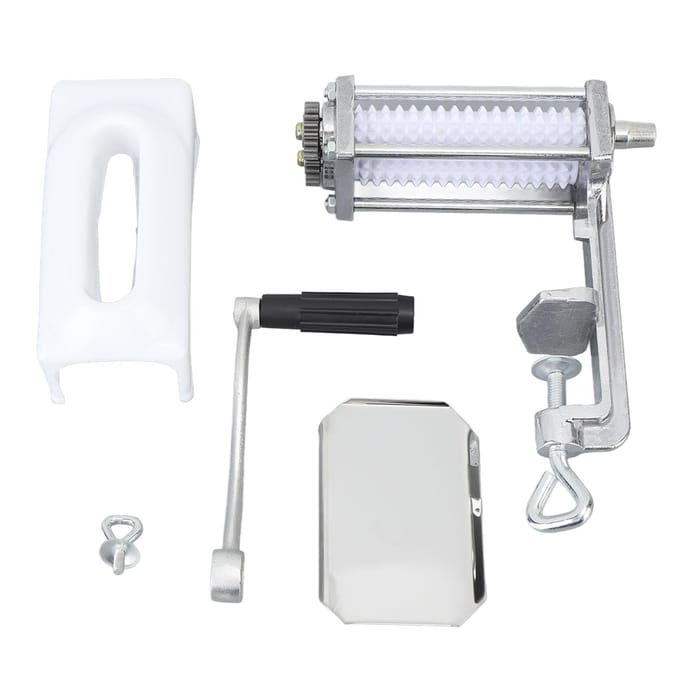 Vleesmalser Machine Aluminiumlegering Handmatig Vleesblokjesmal Malser voor Keuken Restaurants L white
