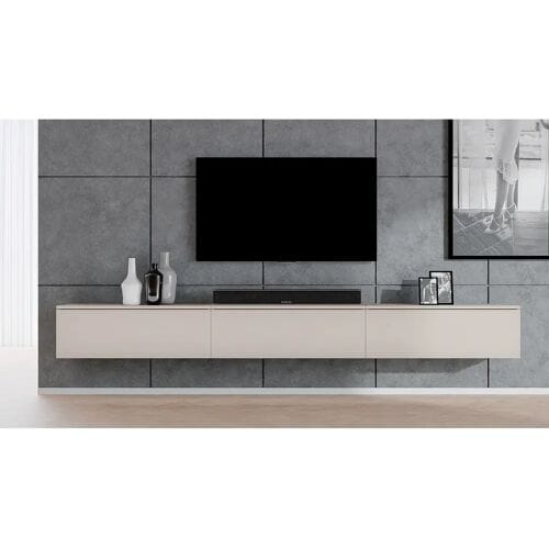 AX LIVING Hangend TV-meubel Loriano 3x100 cm kasjmier beige