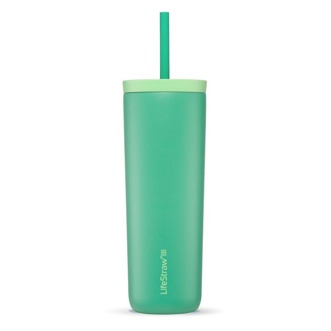 LifeStraw waterfilterfles Go Tumbler 500 ml RVS geïsoleerd 500 ml - Groen