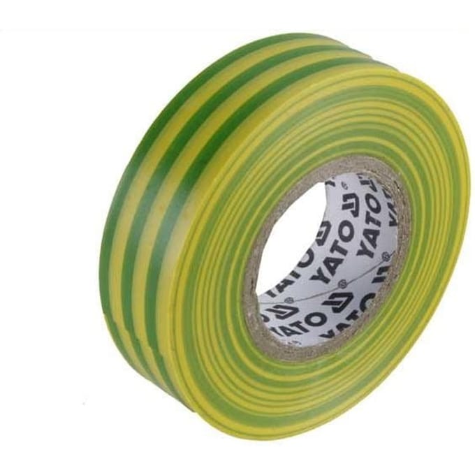 Yato - Elektrotape PVC - 15mm x 20m - Geel-Groen