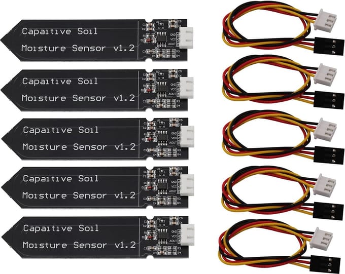 Capacitieve Bodemvochtigheidssensor voor Tuinirrigatie - Set van 5